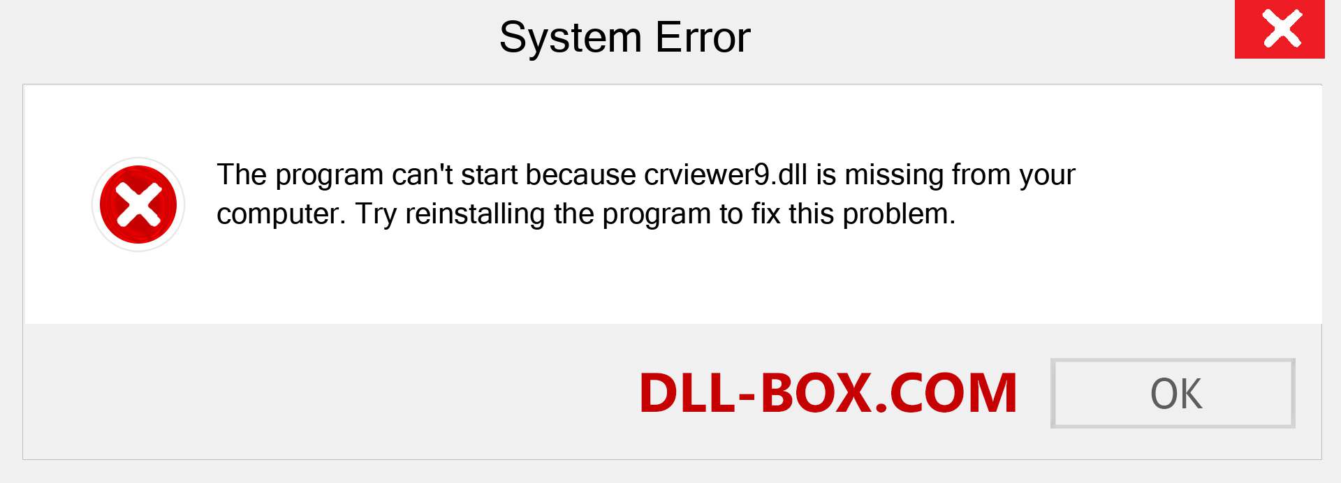  crviewer9.dll file is missing?. Download for Windows 7, 8, 10 - Fix  crviewer9 dll Missing Error on Windows, photos, images