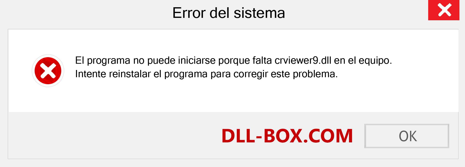 ¿Falta el archivo crviewer9.dll ?. Descargar para Windows 7, 8, 10 - Corregir crviewer9 dll Missing Error en Windows, fotos, imágenes